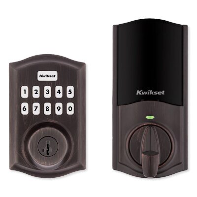 Kwikset Home Connect 620 Smart Lock, Z-Wave 700 Long Range, Traditional with Deadbolt, Venetian Bronze